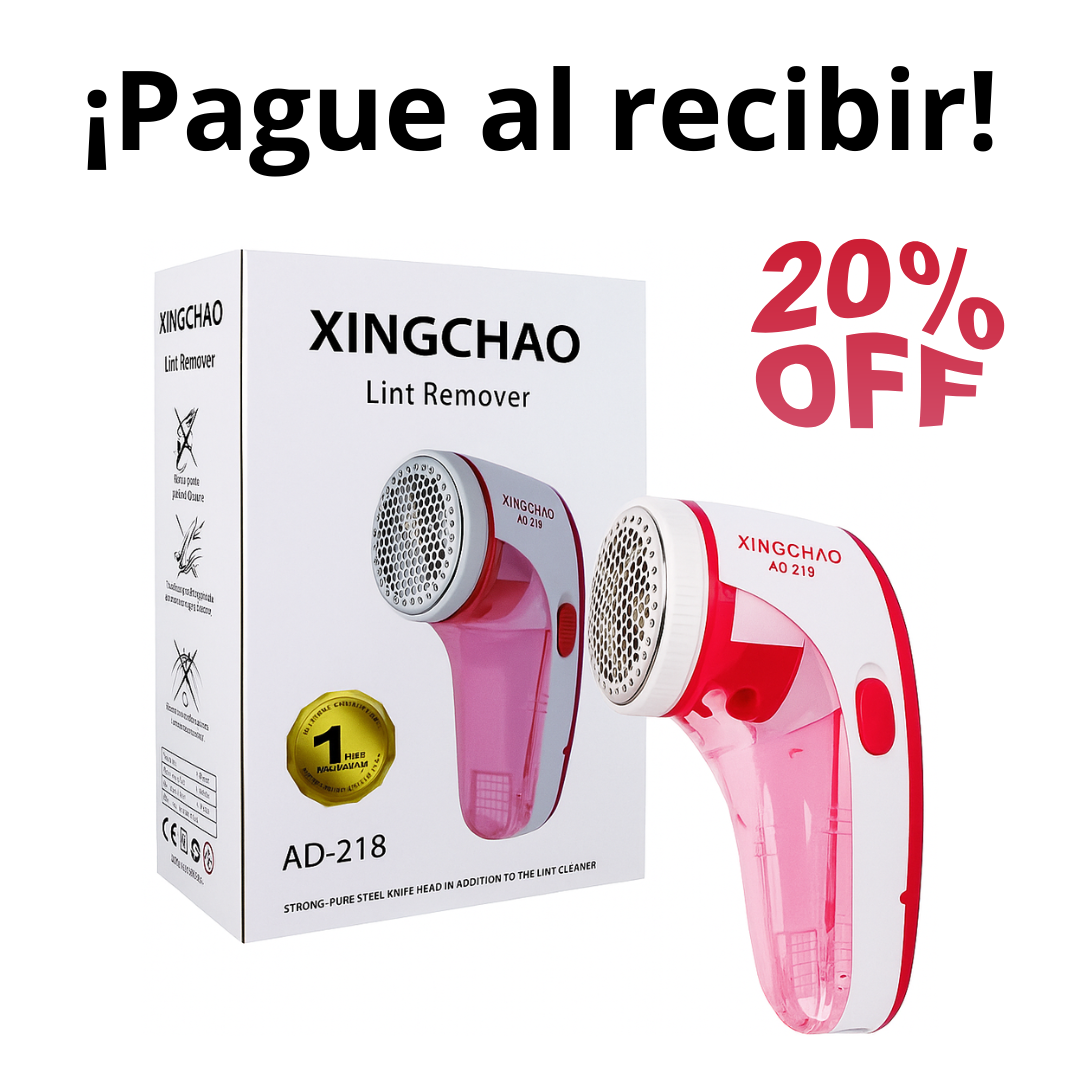 Removedor de Pelusas Recargable – ¡Tu ropa como nueva en segundos!